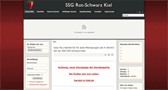 Desktop Screenshot of karate.rot-schwarz-kiel.de